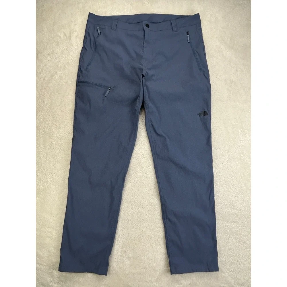 The North Face Retrc Tech III Hiking Pants Mens 40 Blue Flash Dry Outdoor Travel